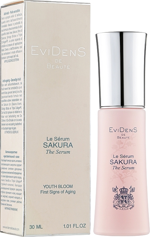 Serum dla zachowania młodej skóry - EviDenS De Beaute Sakura Saho Serum — Zdjęcie N1