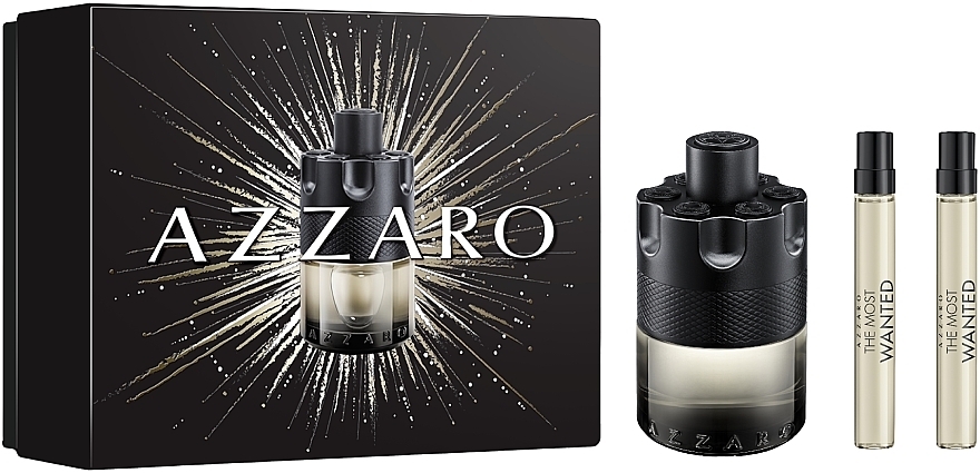 Azzaro The Most Wanted Intense - Zestaw (edt/100ml + edt/2x10ml) — Zdjęcie N1