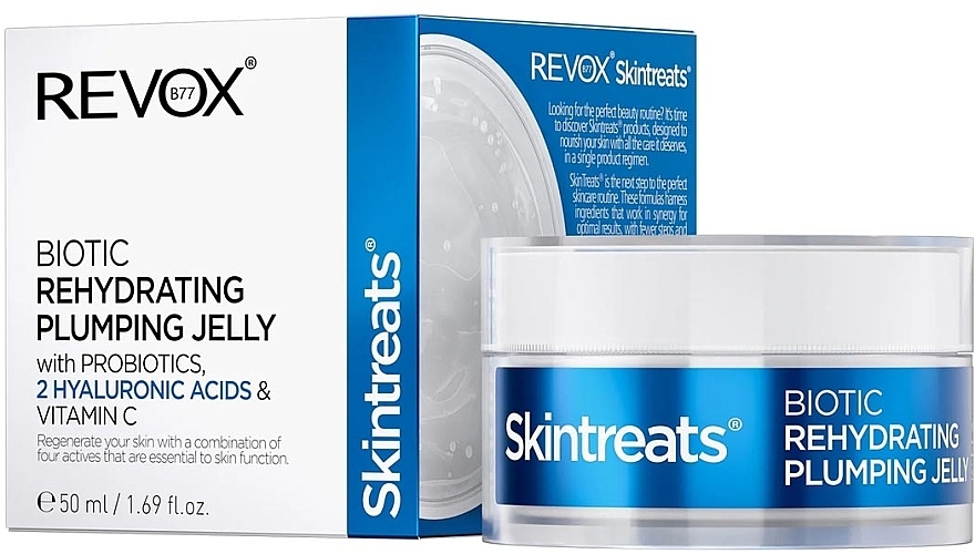 Rewitalizująca galaretka do twarzy - Revox Skintreats Biotic Rehydrating Plumping Jelly — Zdjęcie N1