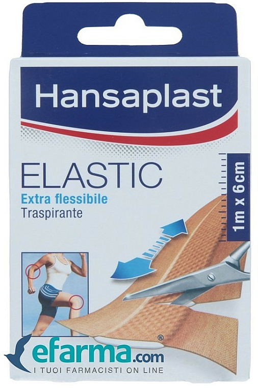 Plaster elastyczny, 6x10cm - Hansaplast Elastic — Zdjęcie N1
