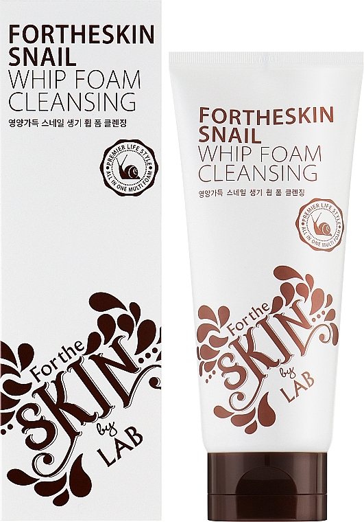 Pianka do mycia twarzy z mucyną ślimaka - Fortheskin Snail Whip Foam Cleansing — Zdjęcie N3