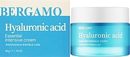 Nawilżający krem do twarzy - Bergamo Hyaluronic Acid Essential Intensive Cream — Zdjęcie N2