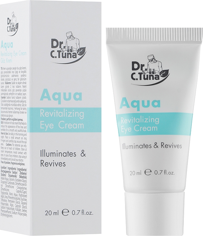 Rewitalizujący krem pod oczy - Farmasi Dr.C.Tuna Aqua Revitalizing Eye Cream — Zdjęcie N2