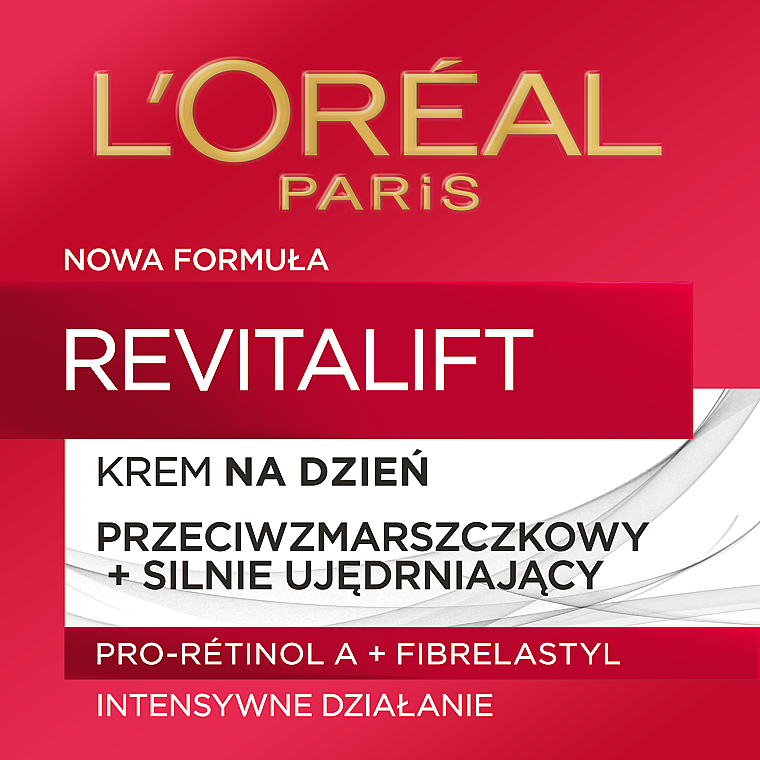 Przeciwzmarszczkowy krem z elastyną - L'Oreal Paris Revitalift Anti-Wrinkle + Strongly Firming Day Cream — Zdjęcie N3