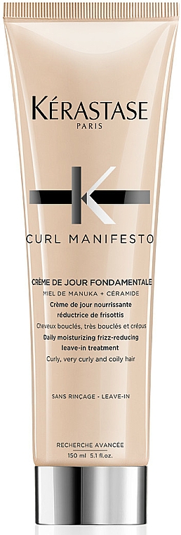 Krem do kręconych włosów zmniejszający puszenie - Kérastase Curl Manifesto Crème Fondamentale  — Zdjęcie N1