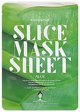 Kup Maska na tkaninie do twarzy Aloes - Kocostar Slice Mask Sheet Aloe