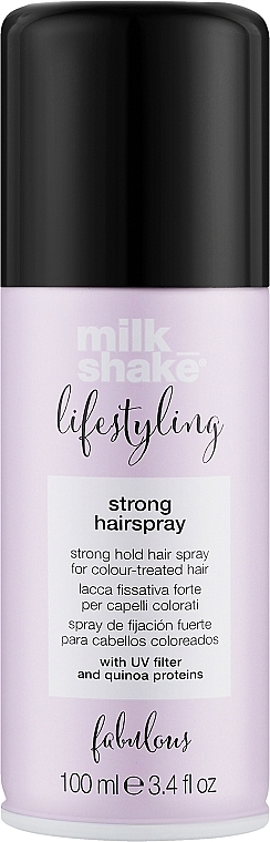 Silnie utrwalający lakier do włosów - Milk Shake Lifestyling Hairspray Strong — Zdjęcie N1