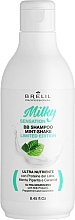 Szampon z białkami mięty i mleka - Brelil Milky Sensation BB Shampoo Mint-Shake Limitide Edition — Zdjęcie N1