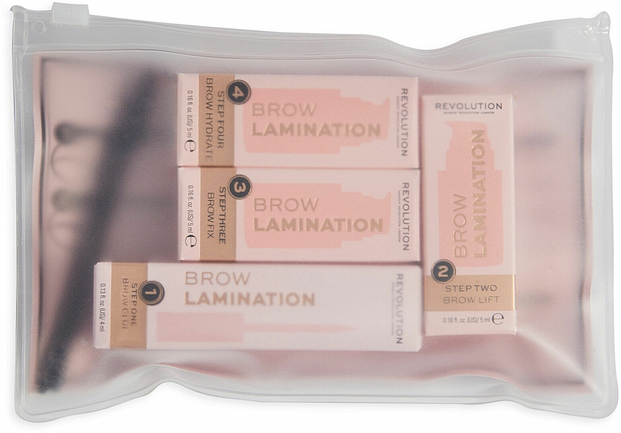 Zestaw do laminowania brwi - Makeup Revolution Brow Lamination Kit — Zdjęcie N3