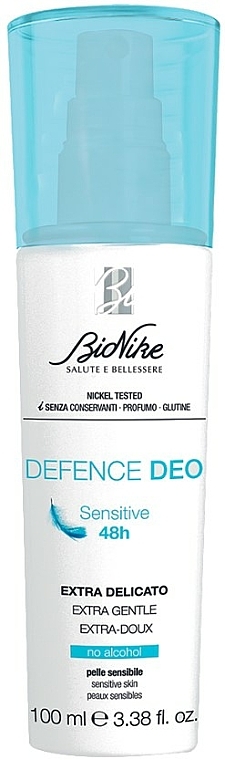 Dezodorant w sprayu - BioNike Defence Deo Sensitive 48H — Zdjęcie N1
