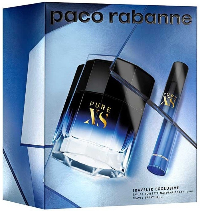 Paco Rabanne Pure XS - Zestaw (edt/100ml + edt/mini/20ml) — Zdjęcie N1