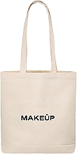 Beżowa torba ekologiczna EcoVibe - MAKEUP Eco Bag Shopper Large Beige — Zdjęcie N1