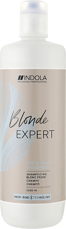 Szampon dla chłodnych odcieni włosów blond - Indola Blonde Expert Insta Cool Shampoo — Zdjęcie N4