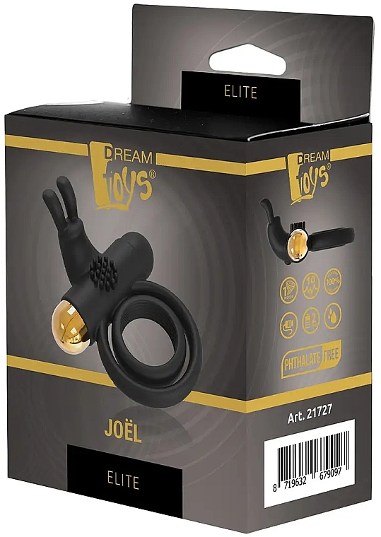 Pierścień erekcyjny, wibrujący - Dream Toys Elite Joel  — Zdjęcie N4