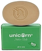 Naturalne mydło z olejem kokosowym i aromatem jabłek - Unicorn All in One Natural Soap — Zdjęcie N1