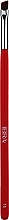 Skośny pędzel do brwi #15, czerwony - Ibra — Zdjęcie N1