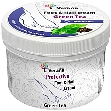 Kup Krem ochronny do stóp i paznokci Zielona herbata - Verana Protective Foot & Nail Cream Green Tea