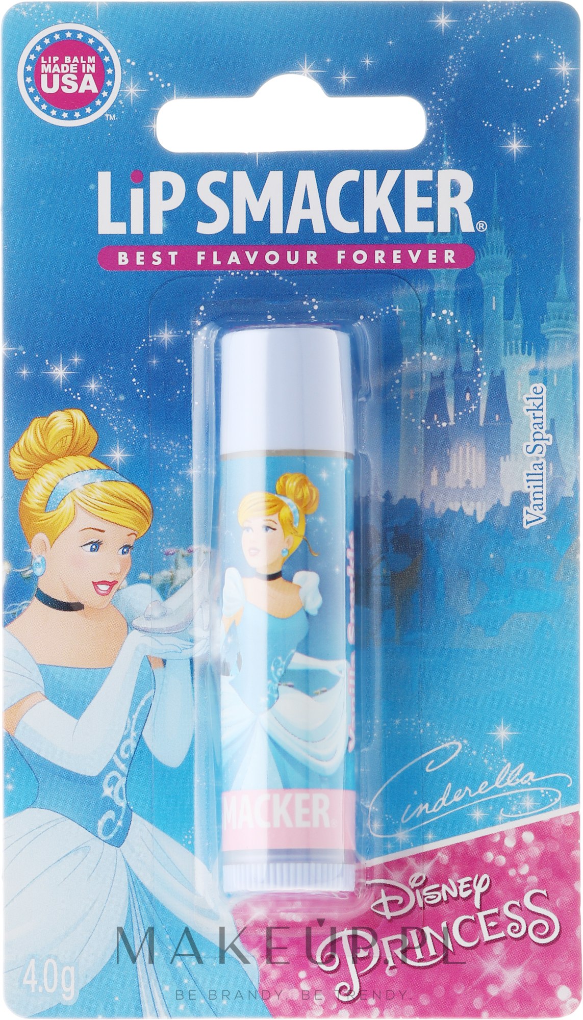 Balsam do ust Wanilia - Lip Smacker Disney Princess Cinderella Vanilla Sparkle Lip Balm — Zdjęcie 4 g