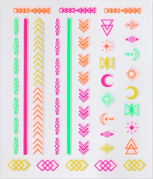 Naklejki na paznokcie - Essence Neon Vibes Nail Art Stickers — Zdjęcie N2