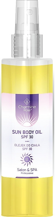 Olejek do ciała chroniący przed słońcem SPF 30 - Charmine Rose Sun Body Oil SPF30 — Zdjęcie N1