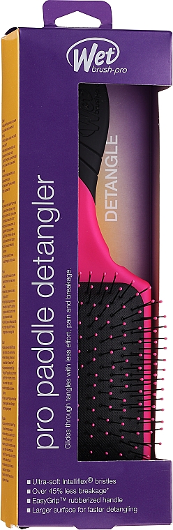 Szczotka do włosów - Wet Brush Pro Paddle Detangler Pink — Zdjęcie N1