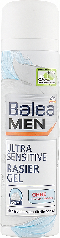 Żel do golenia do skóry wrażliwej - Balea Men Ultra Sensitive Shaving Gel — Zdjęcie N1