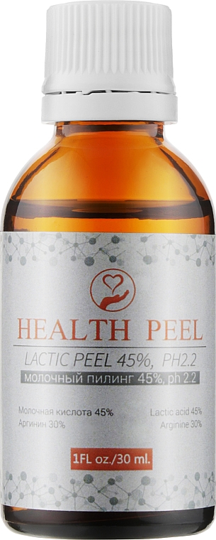 Mleczny peeling do twarzy - Health Peel Lactic Peel 45%, pH 2,2 — Zdjęcie N1