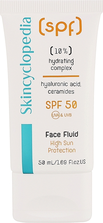 Nawilżający fluid do twarzy - Skincyclopedia Face Fluid SPF50 — Zdjęcie N1