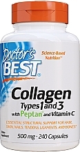 Kup Kolagen z peptanem i witaminą C w kapsułkach - Doctor's Best Collagen Types 1and 3 with Peptan