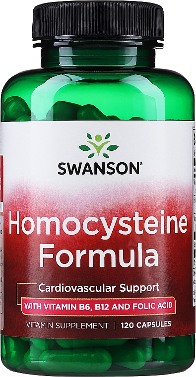 Suplement diety Homocysteine Formula - Swanson Homocysteine Formula — Zdjęcie N1