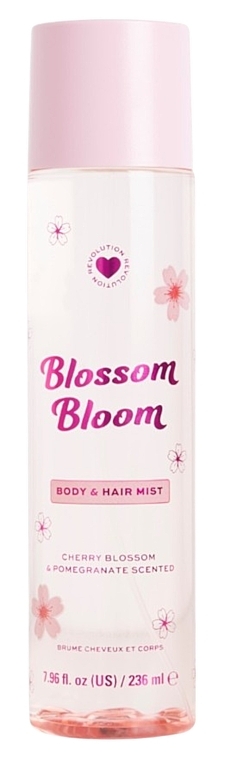 Perfumowana mgiełka do ciała i włosów - I Heart Revolution Blossom Bloom Body And Hair Mist  — Zdjęcie N1