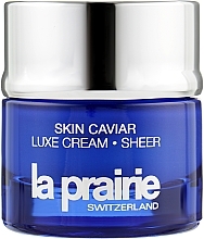 Lekki wzmacniający krem liftingujący do twarzy - La Prairie Skin Caviar Luxe Cream Sheer — Zdjęcie N1