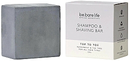 Kup Szampon i mydło do golenia w kostce 2w1 - Be.Bare Life Top To Toe Shampoo & Shaving Bar