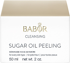Peeling cukrowy z olejem arganowym - Babor Cleansing Sugar Oil Peeling — Zdjęcie N2