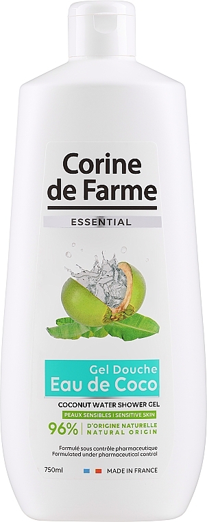 Żel pod prysznic z wodą kokosową - Corine De Farme — Zdjęcie N1
