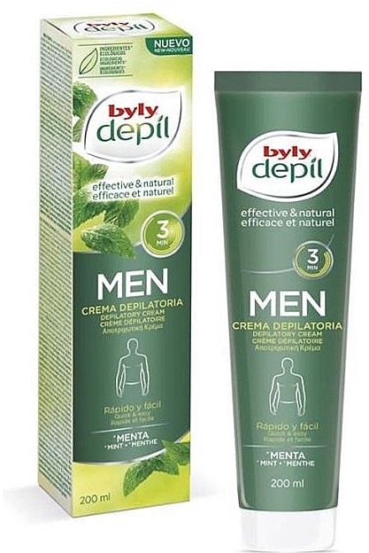 Krem do depilacji dla mężczyzn - Byly Depil Depilatory Cream Men — Zdjęcie N1