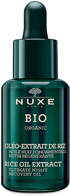 Olejek do twarzy na noc - Nuxe Bio Organic Ultimate Night Recovery Oil — Zdjęcie N2