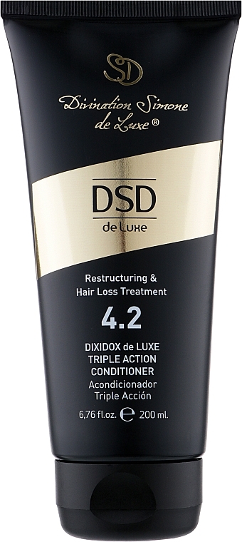 Balsam-odżywka o podwójnym działaniu przeciw wypadaniu włosów N 4.2 - Simone Dixidox DeLuxe Triple Action Conditioner