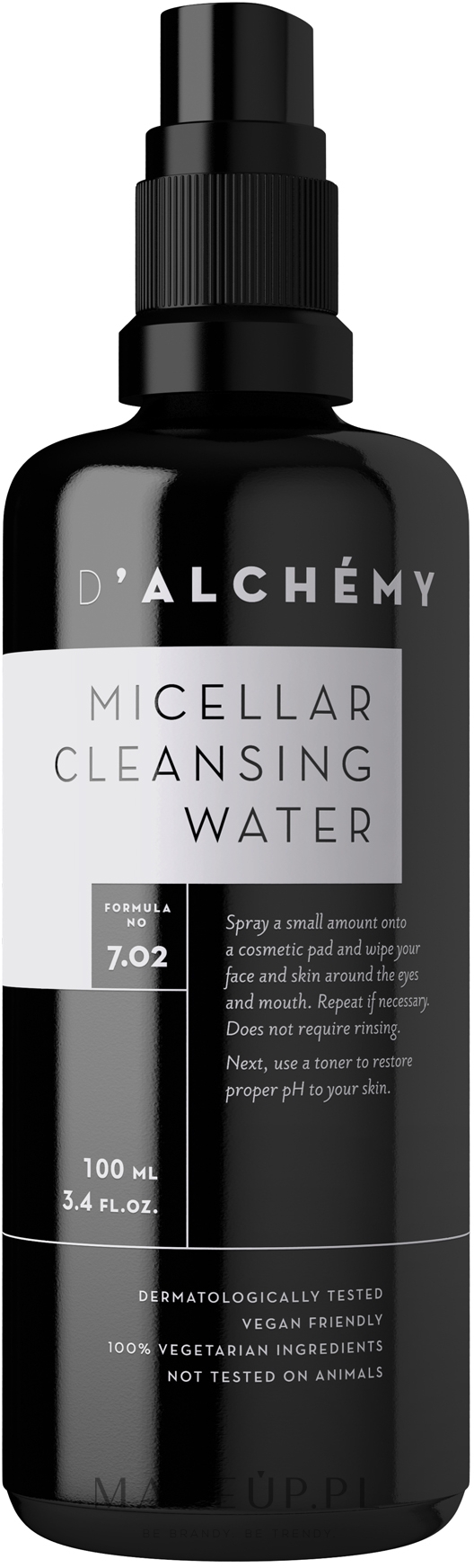 Płyn micelarny do demakijażu - D'Alchemy Micellar Cleansing Water — Zdjęcie 100 ml