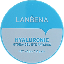 Kup Nawilżające hydrożelowe płatki pod oczy z kwasem hialuronowym - Lanbena Hyaluronic Acid Collagen Gel Moisturizing Eye Patch 