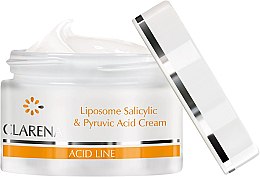 Przeciwtrądzikowy krem do twarzy z kwasem pirogronowym i salicylowym - Clarena Liposome Pyruvic Acid Salicylic & Cream — Zdjęcie N2