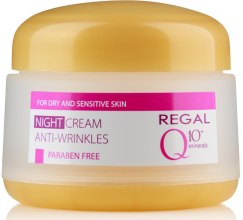 Q10 + Minerals przeciwzmarszczkowy krem na noc do skóry suchej i wrażliwej - Regal Q10 + Minerals Night Cream Anti-Wrinkles — Zdjęcie N3