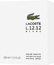 Lacoste Eau de L.12.12 Blanc - Woda toaletowa — Zdjęcie N3