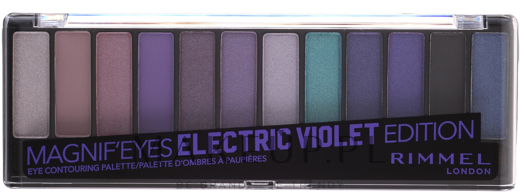 Paleta cieni do powiek - Rimmel Magnif`Eyes Palette — Zdjęcie 008 - Violet Edition