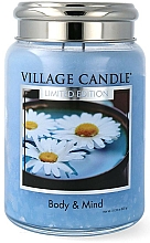 Kup Świeca zapachowa w słoiku - Village Candle Spa Body & Mind