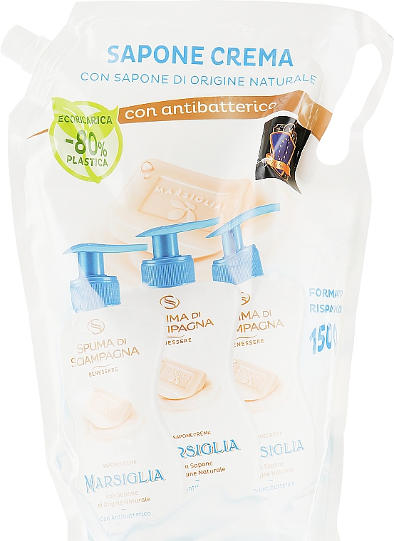 Antybakteryjne mydło w płynie do rak - Spuma di Sciampagna Antibacterial Liquid Hand Soap Marseille