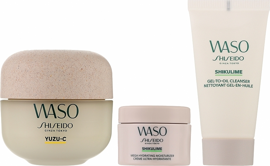 Zestaw - Shiseido (f/mask/50ml + gel-to-oil clean/30ml + f/cr/15ml) — Zdjęcie N2