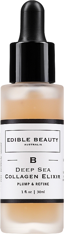 Odżywcze serum do twarzy z kolagenem - Edible Beauty Deep Sea Collagen Elixir Serum — Zdjęcie N3