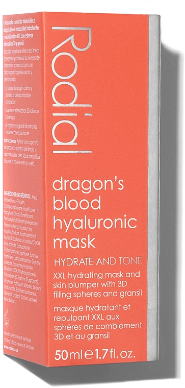 Maseczka hialuronowa do twarzy - Rodial Dragon's Blood Hyaluronic Mask — Zdjęcie N3