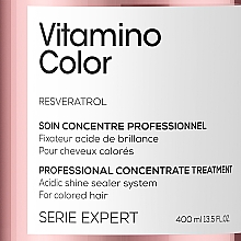 Profesjonalny koncentrat do włosów farbowanych - L'Oreal Professionnel Serie Expert Vitamino Color Resveratrol Concentrate Treatment — Zdjęcie N3